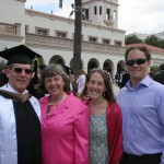 Dad graduates! We celebrate!